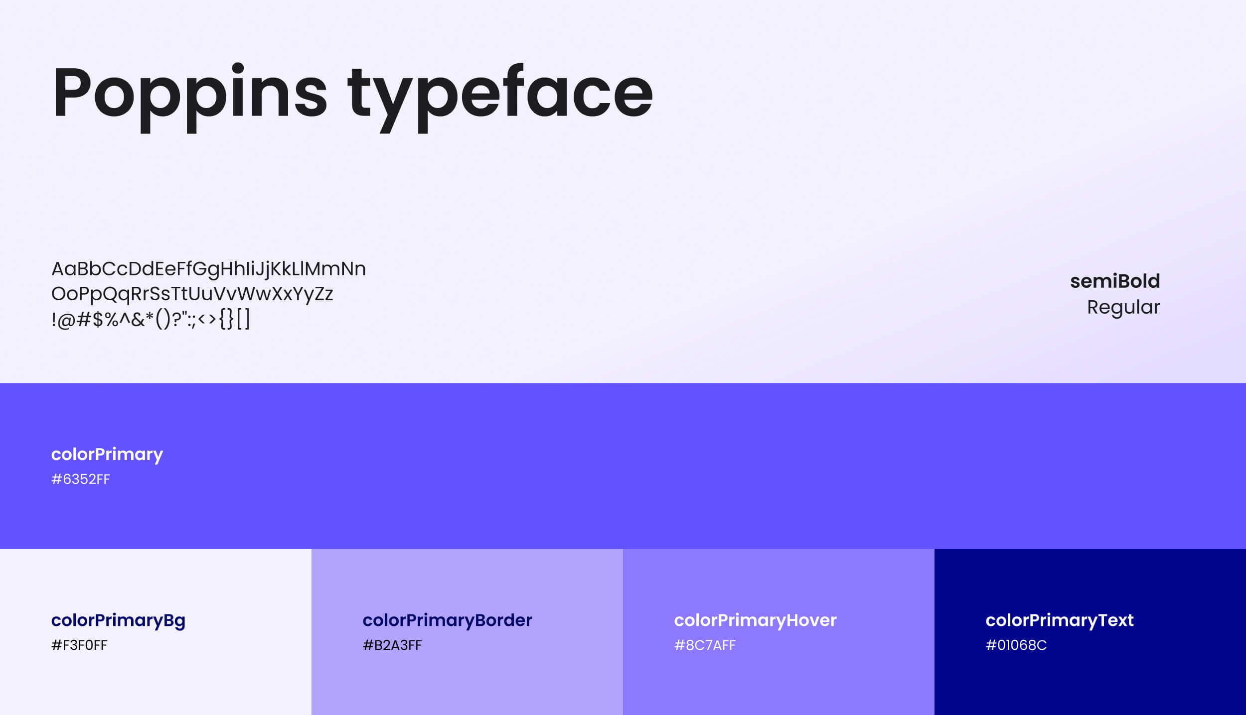 Soniq IQ design system showing brand colour palette and typeface selection