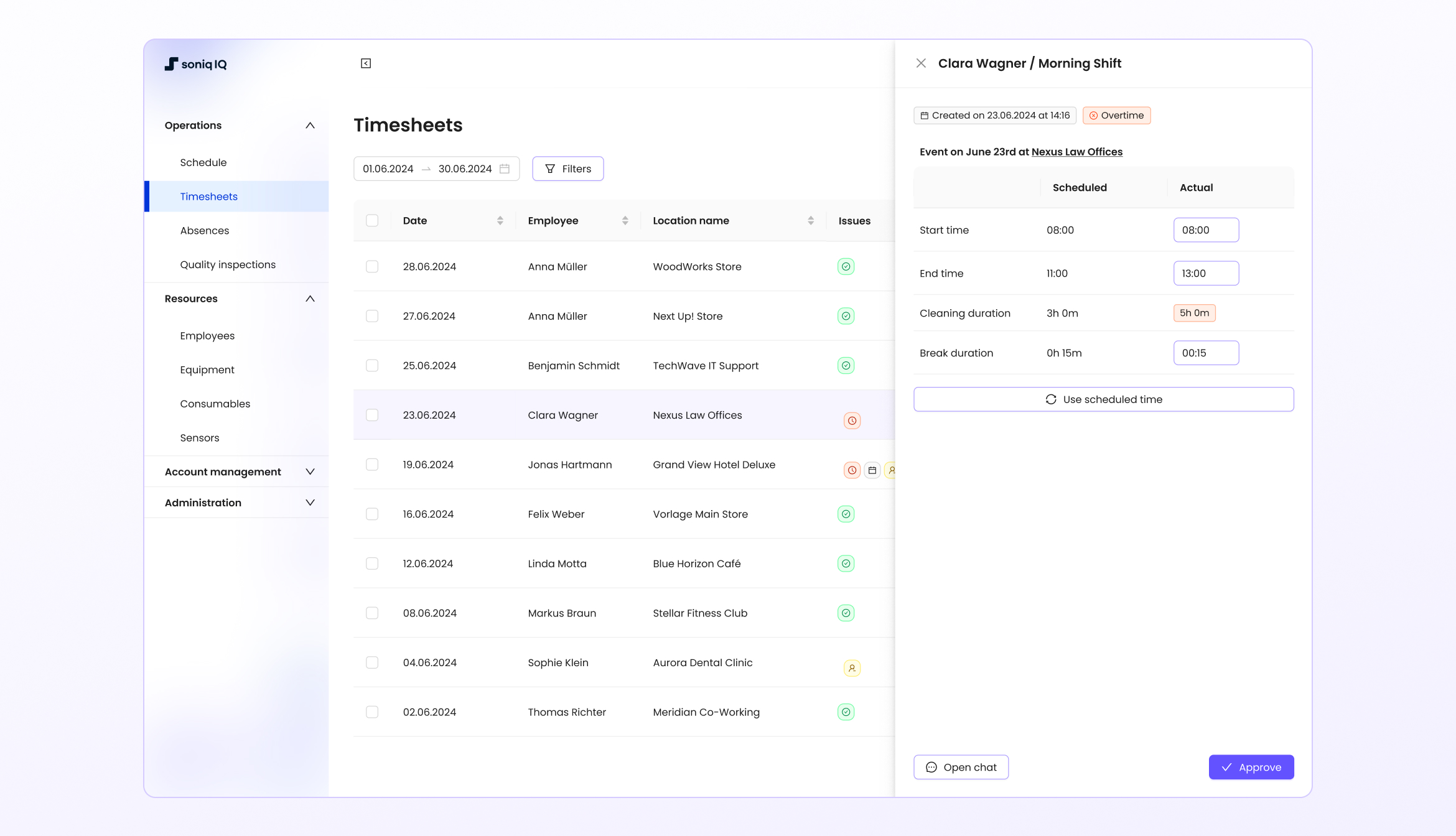 soniq-timesheets